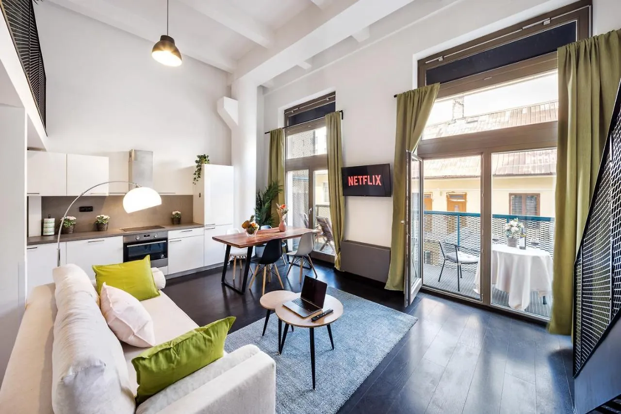 Duplex Apartment With 3 Bedrooms 프라하 체코